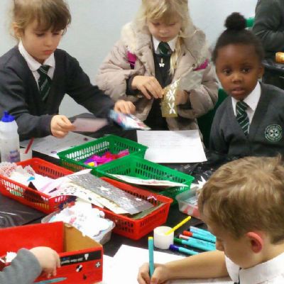 Having fun at the Christmas Bazaar