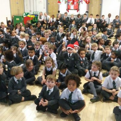 End of term carol singing