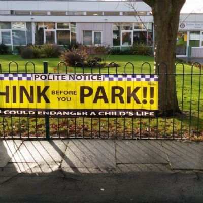 Please respect our neighbours when you park