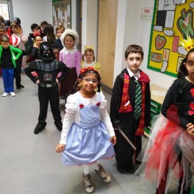 In our dressing up costumes